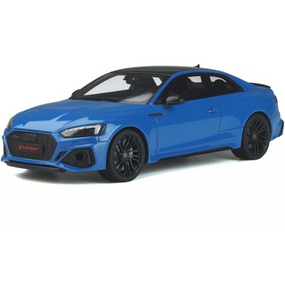 Audi RS 5 Coupe Turbo Blue with Black Top 1/18 Model Car by GT Spirit