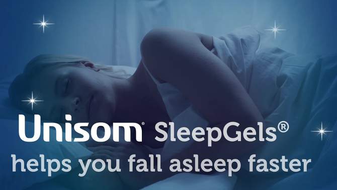 Unisom SleepGels Nighttime Sleep-Aid Softgels - Diphenhydramine HCl - 32ct, 2 of 9, play video