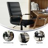 Alamont Mid Back Metal Swivel Office Chair Black/Gold - 4 of 4