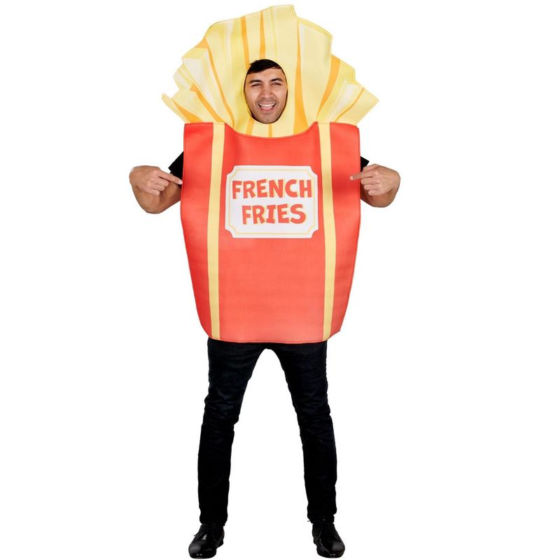 Angels Costumes French Fries Adult Costume | One Size, 1 of 4