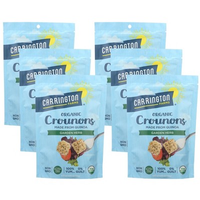 Carrington Farms Organic Garden Herb Crounons - Case of 6/4.75 oz
