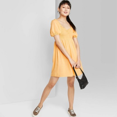 wild fable yellow dress