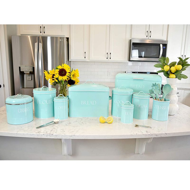 Outshine Co White Farmhouse Nesting Kitchen Canisters, 4 of 11