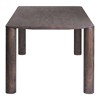 HomeRoots 79" Espresso Solid Wood Dining Table - 4 of 4