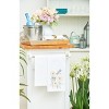 C&F Home Dragonflies & Daisies Embroidered Cotton Flour Sack Kitchen Towel - 4 of 4