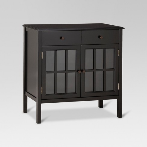 Windham Storage Cabinet With Drawer Black Threshold Target