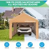 Acekool Carport Canopy – Heavy Duty Portable Garage Shelter with Vent Windows, Easy Assembly, All-Season Protection - 3 of 4