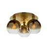 Artcraft Lighting Morning Mist 3 - Light Semi-Flush Mount in  Gold - 3 of 4