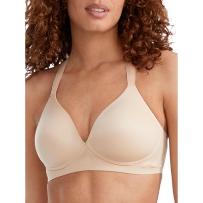 Bali Women's Comfort Revolution Soft Touch Perfect T-Shirt Wirefree Bra  DF3460, Almond, Small at  Women's Clothing store