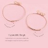Alex and Ani Expandable Bangle for Women, Initials A to Z Letter Charms, Shiny Finish, 2 to 3.5 in - 3 of 4
