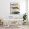 Stupell Industries Brown Blue Abstract Shapes Canvas Wall Art - 2 of 4