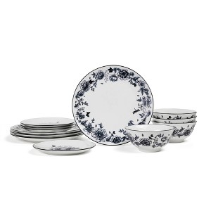 Stone Lain 12pc Esme Porcelain Dinnerware Set - 1 of 4