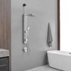 BWE 2-Shower Tower Shower Panel System with Adjustable Rain Shower Head and Handheld Shower Rod - image 2 of 4