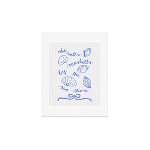 Deny Designs AthenesAtelier She Sells Sea Shells Coastal Art Print - 1 of 4