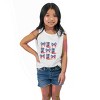 Simply Sage Market Patriotic Boots Stacked Coquette Toddler Tank - 2 of 4
