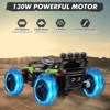 24V Electric UTV, Ride On Toys for Kids, 2x130W Electric Car with Remote Control, 4 Shock Absorbers, LED Lights, Music - 2 of 4