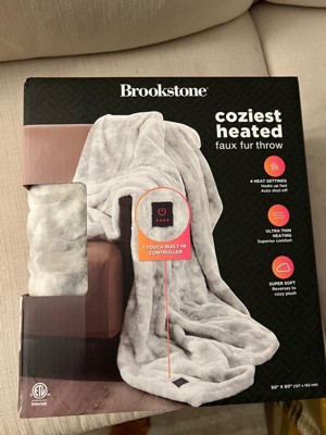 Brookstone Heated Coziest Throw Target