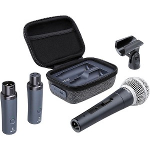 NUX B-3RC 2.4GHz Wireless Mic System Dynamic Mic Bundle With Recharging Case Black - 1 of 4