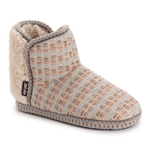 Muk Luks Women's Anita Slippers, Oatmeal, Xl (11-12) : Target