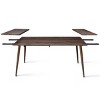 95" Extendable Dining Table with Removable Leaves, Modern Walnut Rectangular Table for 8–10 People-Maison Boucle - 3 of 4