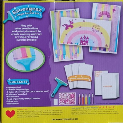 Creativity For Kids Squeegeez Magic Reveal Art Unicorn : Target