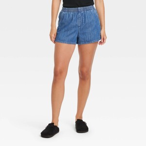 Women's Mid-Rise Pull-On Shorts - Universal Thread™ - 1 of 3