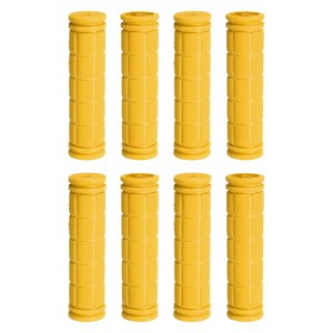 Unique Bargains Rubber Non-Slip Mushroom Bike Fit 7/8" Handlebar Grips 4.53" 4 Pairs - 1 of 4