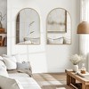 SpassWay Black/Gold Accent Wall Mirror Bathroom/Vanity Mirror Overmantal Mirror Overmantel Mirror for Living Room Bedroom Entryway - 2 of 4