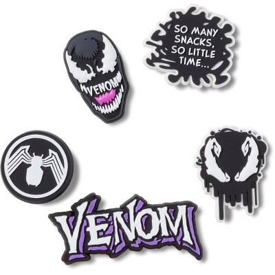 Crocs Jibbitz Marvel Spider-Man & Venom Superhero Shoe Charms 5pk