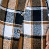 Women's Retro Brown Plaid Faux Wrap Mini Skirt- Cupshe - 2 of 4