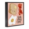 Stupell Industries Good Mood Food Breakfast Black Framed Giclee Art - 3 of 4