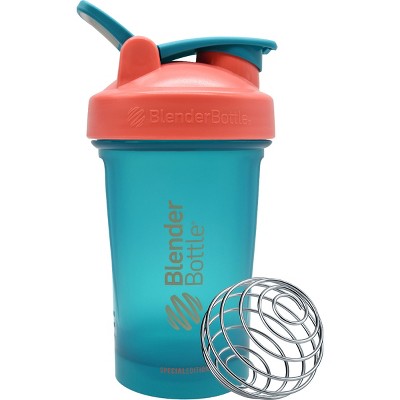Blender Bottle Special Edition Classic 20 oz. Shaker Cup w/Loop Top - Coral Reef
