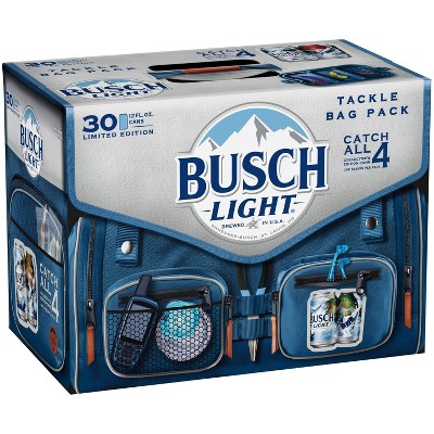 Busch Light American Lager Beer - 30pk/12 fl oz Cans