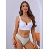 Allegra K Women's Low-Waisted Hi-Cut Breathable Butt Lifter Briefs - 4 of 4