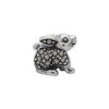 Black Bow Jewelry Sterling Silver and Marcasite Rabbit Bead Charm - 2 of 4