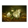 Trademark Fine Art -Martin Johnson Heade 'Magnolias On Gold Velvet Cloth' Canvas Art - 2 of 3