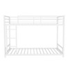 CAVINAS 78.1"Twin Over Full Loft and Bunk Beds with Heavy Duty Metal Bed Frame,Bunk Bed with Ladder & Full-Length Guardrail for Bedroom - 4 of 4