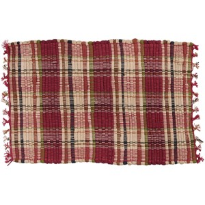 Park Designs Culpepper Chindi Red Striped Placemat Set of 4 - 1 of 4