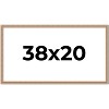 PosterPalooza | Deco Brown Picture Frame - UV Acrylic, Backing Board, Hanging Hardware Included - 2 of 4