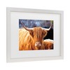 Trademark Fine Art - Nathan Larson Highland Cow Sunshine Matted Framed Art - 3 of 4