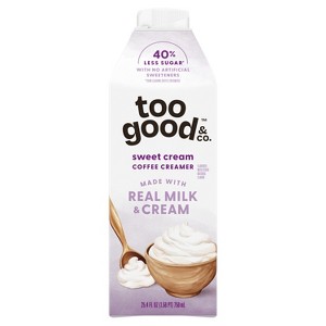 Too Good & Co. Sweet Cream Coffee Creamer - 25.4oz - 1 of 4