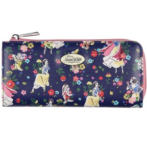 Snow White Disney Wallet For Women | Snow White and the Seven Dwarfs Women's Faux Leather Full Zip Wallet - 1 of 4