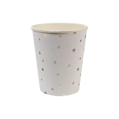 Meri Meri Silver Star Confetti Cups