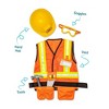 Melissa & Doug Construction Worker Role Play Costume Dress-Up Set (6pc): Toddler Costume Apparel with Polyester - 3 of 4