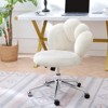SEVOBAL Task and Office Chairs Swivel Height Adjustable Chair home office chair Ergonomic Computer Task Chair, White, 23.62"*20.67"*15.75" - 2 of 4
