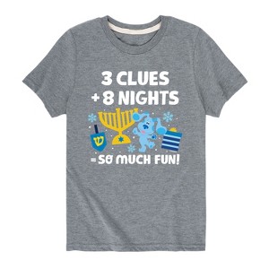 Boys' - Blue's Clues & You! - A Blue Christmas Short Sleeve Graphic T-Shirt - 1 of 4