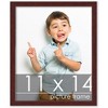 PosterPalooza | 11x14 Wood Frame with UV Acrylic, 6 Finishes: Black, White, Bronze, Silver, Wood, Mahogany - 2 of 4