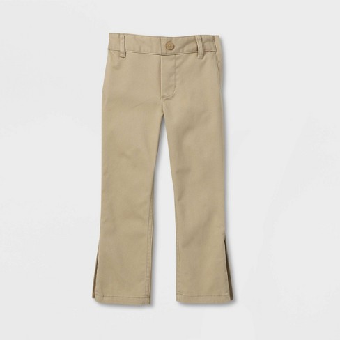 Toddler Boys' Adaptive Chino Pants - Cat & Jack™ Khaki 2T