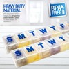 MEDca Weekly Pill Organizer, 7-Day Pill Planner Extra Large - 3 of 4