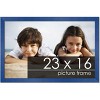 PosterPalooza | Classic Modern Blue Picture Frame - UV Acrylic, Backing Board, Hanging Hardware Included - 2 of 4